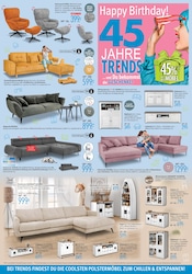 Aktueller Trends Prospekt mit Couch, "Happy Birthday! 45 Jahre TRENDS - …und Du bekommst die Geschenke!", Seite 4