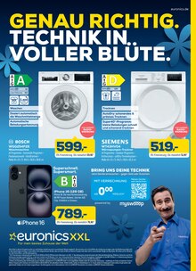 Waschmaschine im aktuellen EURONICS Prospekt (Magdeburg) Waschmaschine im EURONICS Prospekt "GENAU RICHTIG. TECHNIK IN VOLLER BLÜTE." mit 14 Seiten (Magdeburg)