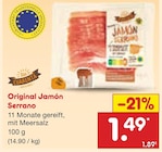 Original Jamón Serrano im Angebot bei Netto Marken-Discount in Münster Original Jamón Serrano Angebote von Las Cuarenta bei Netto Marken-Discount Münster für 1,49 €