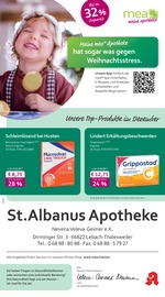 mea - meine apotheke Apotheken Prospekt der aktuellen Woche mit 4 Seiten, gültig von 01.12.2025 bis 31.12.2025, in Marpingen und Umgebung Aktueller mea - meine apotheke Apotheken Prospekt in Marpingen und Umgebung, "Unsere Dezember-Angebote" mit 4 Seiten, 01.12.2025 - 31.12.2025