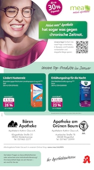 mea - meine apotheke Prospekt der KW 5 "Unsere Januar-Angebote" Aktueller mea - meine apotheke Prospekt "Unsere Januar-Angebote" Seite 1 von 4 Seiten