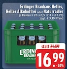 Brauhaus Helles Angebote von Erdinger bei E center Frechen für 16,99 €