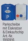 Parkscheibe von  im aktuellen toom Baumarkt Prospekt für 2,00 €