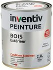 Peinture bois blanc satin 2,5 l - INVENTIV - Mr.Bricolage à Épinay-sur-Seine Peinture bois blanc satin 2,5 l - INVENTIV en promo chez Mr.Bricolage Épinay-sur-Seine à 39,99 €