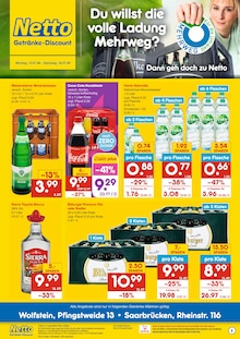 Netto Marken-Discount Glanbrücken Prospekt der aktuellen Woche, gültig von 13.07.2026 bis 18.07.2026 Aktueller Netto Marken-Discount Glanbrücken Prospekt "DER ORT, AN DEM DU IMMER AUSGEZEICHNETE PREISE FINDEST." mit 2 Seiten