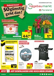Gasgrill im Hagebaumarkt Prospekt in Recklinghausen Aktueller Hagebaumarkt Prospekt mit Gasgrill, "SO günstig geht das!", Seite 1