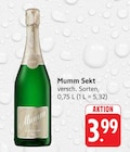 Aktuelle Mumm Angebote bei Trinkgut in Frankfurt (Main) Aktuelles Mumm Angebot bei Trinkgut in Frankfurt (Main) ab 3,99 €