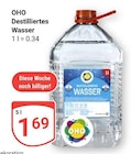 Destilliertes Wasser im Angebot bei GLOBUS in Homburg Destilliertes Wasser Angebote von OHO bei GLOBUS Homburg für 1,69 €