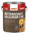 Wetterschutz-Holzlasur im Angebot bei OBI in Eisenach Wetterschutz-Holzlasur Angebote von OBI bei OBI Eisenach für 26,99 €