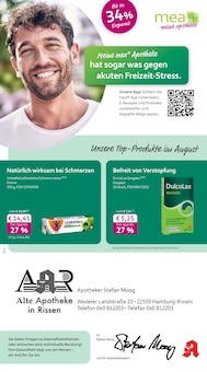 Aktueller mea - meine apotheke Prospekt "Unsere August-Angebote" für Hamburg Aktueller mea - meine apotheke Prospekt für Hamburg mit Seiten