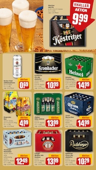 Krombacher im REWE Prospekt "Dein Markt" mit 32 Seiten (Stralsund)