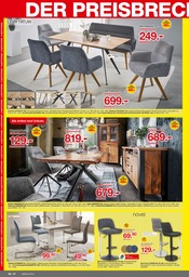 Aktueller Möbelzentrum Pforzheim Prospekt mit Barhocker, "DIE GRÖSSTE LAGERRÄUMUNG", Seite 6