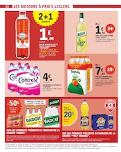 Promos Eau Minérale dans le catalogue "Vague de fraîcheur sur votre budget" de E.Leclerc Eau Minérale en promo dans le catalogue E.Leclerc à la page 52