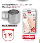 Einwegspritzbeutel oder Mehlsieb im Angebot bei GLOBUS in Halle Einwegspritzbeutel oder Mehlsieb Angebote von Fackelmann bei GLOBUS Halle für 1,99 €