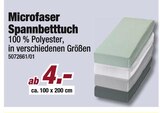 Microfaser Spannbetttuch Angebote bei POCO Fellbach für 4,00 €