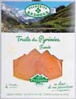 Truite des Pyrénées fumée - PÊCHERIES BASQUES en promo chez Intermarché Express Truite des Pyrénées fumée - PÊCHERIES BASQUES dans le catalogue Intermarché Express