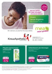 Aktueller mea - meine apotheke Apotheke Prospekt in Monheim und Umgebung, "Unsere Januar-Angebote" mit 2 Seiten, 01.01.2025 - 31.01.2025