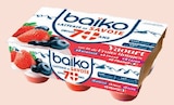 Yaourts sur lit de fruits au lait entier - BAIKO - Super U à Besançon Yaourts sur lit de fruits au lait entier - BAIKO en promo chez Super U Besançon à 1,84 €