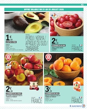 Promos Abricot dans le catalogue "À CE PRIX POURQUOI RÉSISTER ? SPÉCIAL GLACES" de E.Leclerc à la page 13