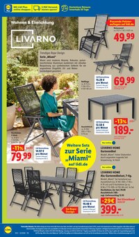Gartensitzmöbel im Lidl Prospekt "LIDL LOHNT SICH" mit 74 Seiten (Bremen)