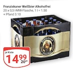 Weißbier Alkoholfrei Angebote von Franziskaner bei GLOBUS Leipzig für 14,99 €
