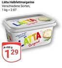 Lätta Halbfettmargarine im Angebot bei GLOBUS in Ludwigshafen Lätta Halbfettmargarine Angebote bei GLOBUS Ludwigshafen für 1,29 €