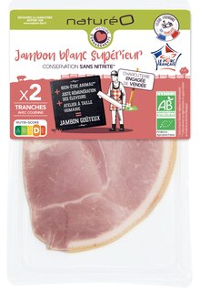 JAMBON SUPÉRIEUR SANS SEL NITRITÉ x 2 TRANCHES à NaturéO dans Noisy-le-Roi JAMBON SUPÉRIEUR SANS SEL NITRITÉ x 2 TRANCHES à NaturéO dans Noisy-le-Roi