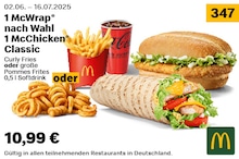 McDonalds Fladenbrot im Prospekt 