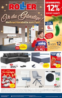 ROLLER Prospekt Weihnachtsrabatte zum Fest! mit  Seiten in Celle und Umgebung