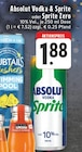 Absolut Vodka & Sprite oder Sprite Zero Angebote von Absolut bei E center Bottrop für 1,88 €