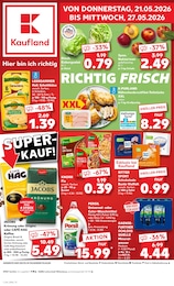 Kaufland Prospekt für Jessen mit 58 Seiten Kaufland Prospekt für Jessen: "Hier bin ich richtig", 58 Seiten, 21.05.2026 - 27.05.2026