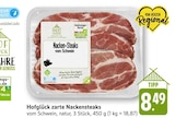 EDEKA - zarte Nackensteaks Angebot im Prospekt zarte Nackensteaks bei EDEKA im Prospekt "" für 8,49 €