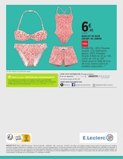 Promotion Short Femme dans le prospectus E.Leclerc, valable du 02/06/2026 au 20/06/2026 Promo Short Femme dans le catalogue E.Leclerc du moment à la page 32