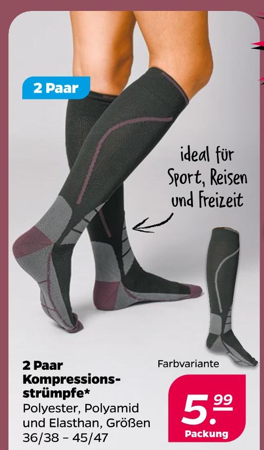 2 Paar Kompressionsstrümpfe