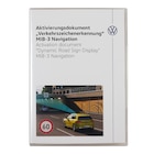 Aktivierungsdokument für Verkehrszeichenerkennung im aktuellen Prospekt bei Volkswagen in Stangerode