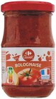 Sauce Bolognaise - Carrefour Classic dans le catalogue Supermarchés Match