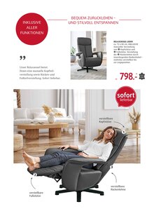 Fernsehsessel im Polstermöbel Fischer Prospekt "DEUTSCHLANDS BESTER FISCHER PREIS" mit 11 Seiten (Fürth)