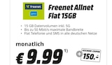Allnet Flat 15GB bei MediaMarkt Saturn im Prospekt "" für 9,99 €
