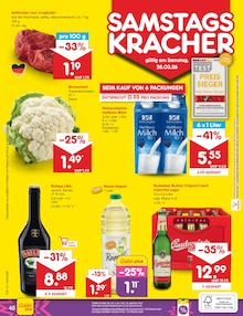 Bier im Netto Marken-Discount Prospekt "Aktuelle Angebote" mit 58 Seiten (Rostock)