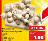 Kaufland Langenfeld - Poln./kroat. Kulturchampignons, weiß Angebot im Prospekt Poln./kroat. Kulturchampignons, weiß bei Kaufland im Langenfeld Prospekt für 1,00 €