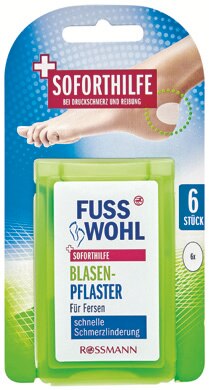 Blasenpflaster oder Frische Sohlen bei Rossmann in Monheim Blasenpflaster oder Frische Sohlen im Angebot bei Rossmann Monheim für 2,49 €