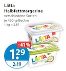Halbfettmargarine Original von Lätta im aktuellen V-Markt Prospekt für 1,29 €