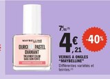 Vernis à Ongles - MAYBELLINE en promo chez E.Leclerc Vernis à Ongles - MAYBELLINE dans le catalogue E.Leclerc