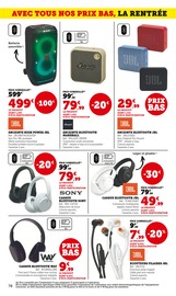 Casque Audio Angebote im Prospekt "LES PRIX BAS Spécial rentrée" von Hyper U auf Seite 78