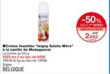 Crème fouettée à la vanille de Madagascar - Isigny Sainte Mère à 2,62 € dans le catalogue Monoprix