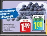 EDEKA - Kulturheidelbeeren Angebot im Prospekt Kulturheidelbeeren bei EDEKA im Prospekt "" für 1,00 €
