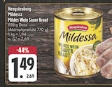 Mildessa Mildes Wein Sauer Kraut im Angebot bei E center in Nürnberg Mildessa Mildes Wein Sauer Kraut Angebote von Hengstenberg bei E center Nürnberg für 1,49 €
