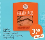 Feinstes Graved Lachs Angebote von tegut... bei tegut Erlangen für 3,49 €