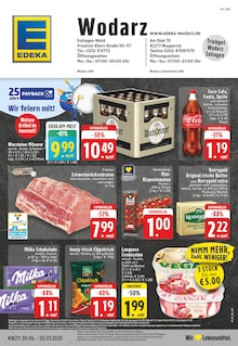 EDEKA Prospekt der Woche "Aktuelle Angebote" Seite 1, 30.06.2025 bis 05.07.2025 für Wuppertal Aktueller EDEKA Prospekt "Aktuelle Angebote" Seite 1 von 24 Seiten für Wuppertal