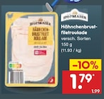 Hähnchenbrust-Filetroulade im Angebot bei Netto Marken-Discount in Aurich Hähnchenbrust-Filetroulade Angebote von Hofmaier bei Netto Marken-Discount Aurich für 1,79 €